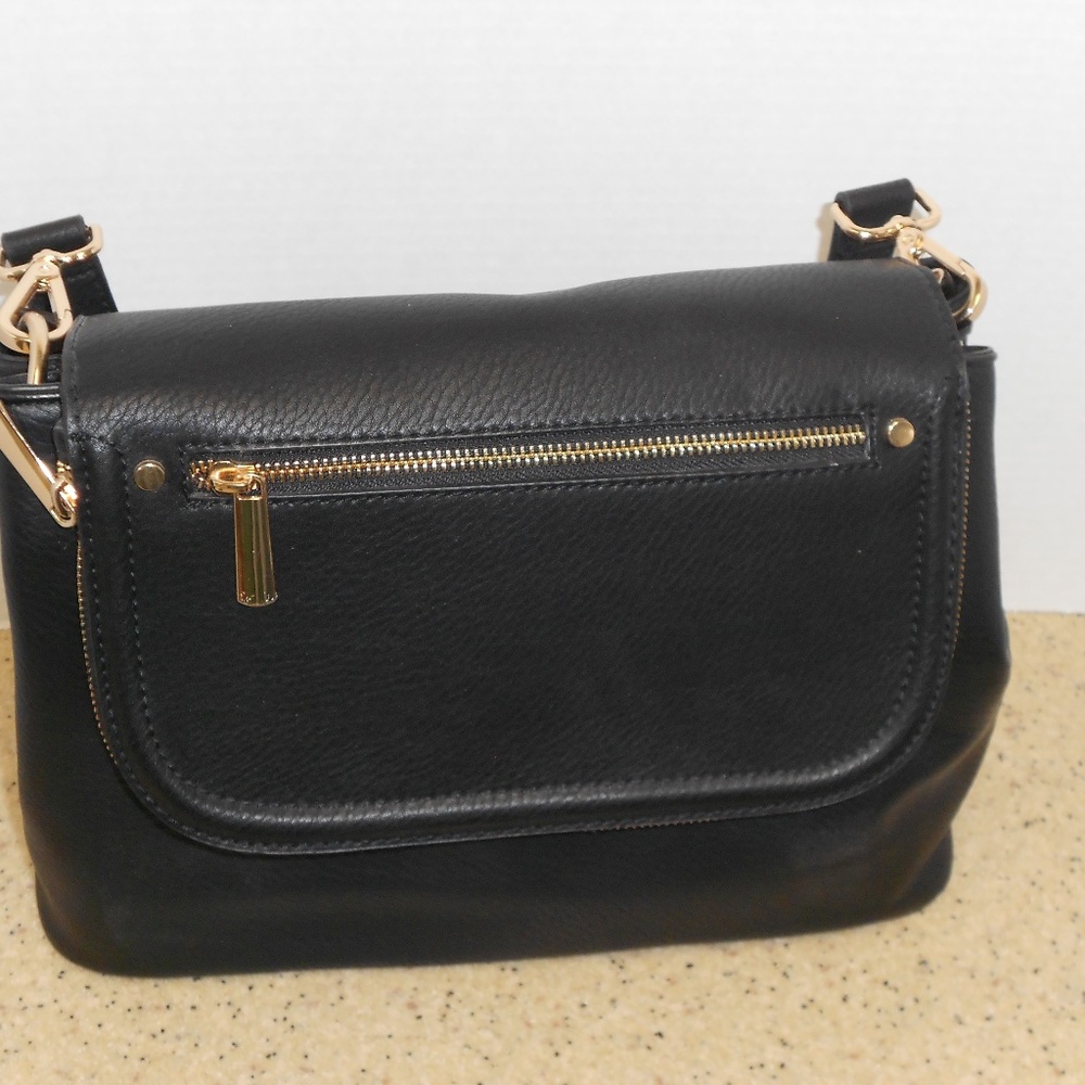 New, faux-leather, handbag